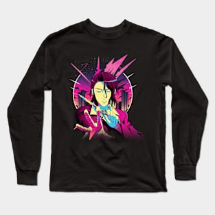 Saya's Struggle with Identity Vintage Film Tees for Vampire Slayers Long Sleeve T-Shirt